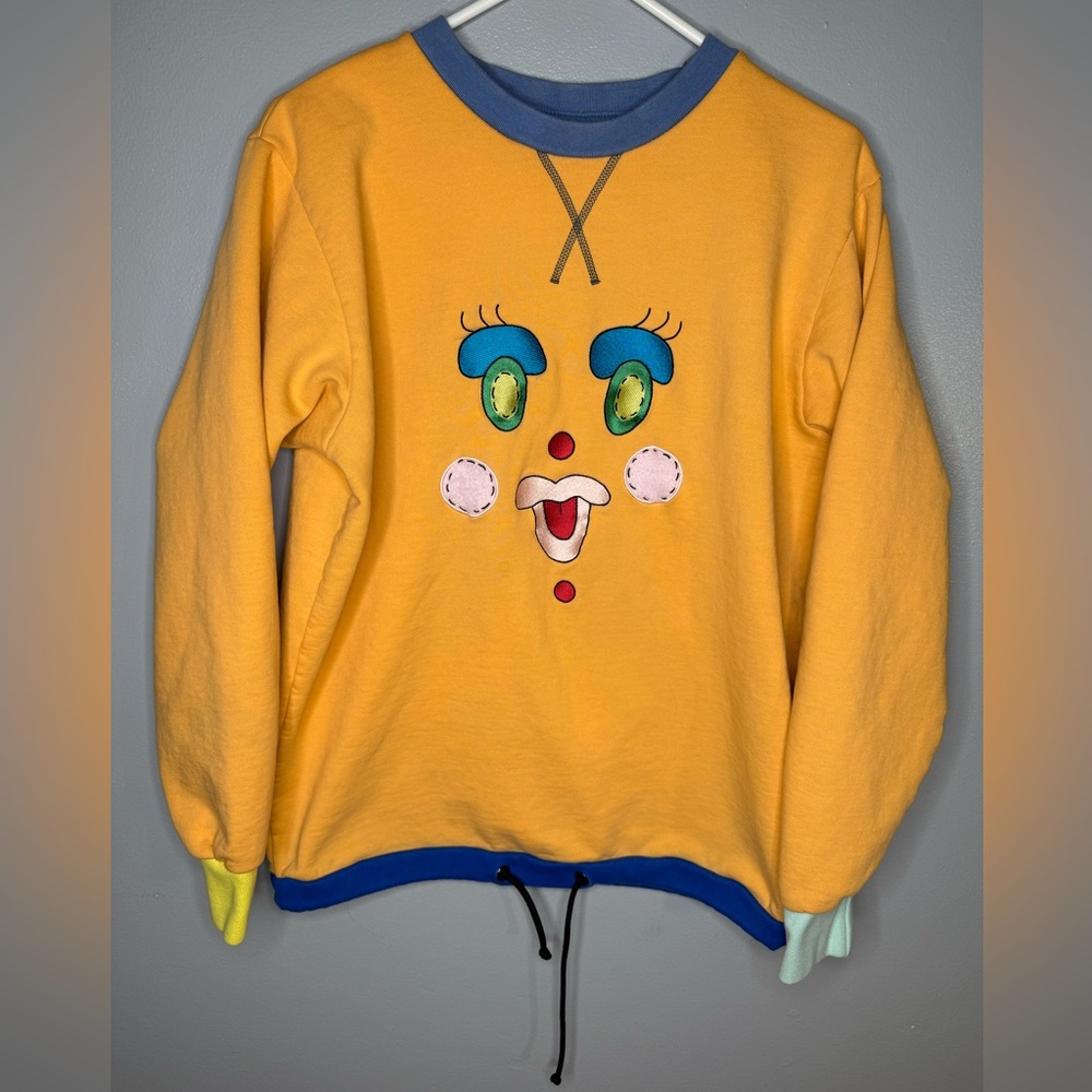 Teddy Fresh OG Yellowish Orange Graphic Sweatshirt